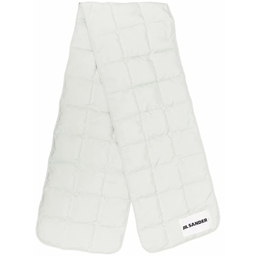 Jil Sander+ Logo Patch Quilted Design Scarf