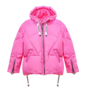 Khrisjoy Girl Fuchsia Down Jacket