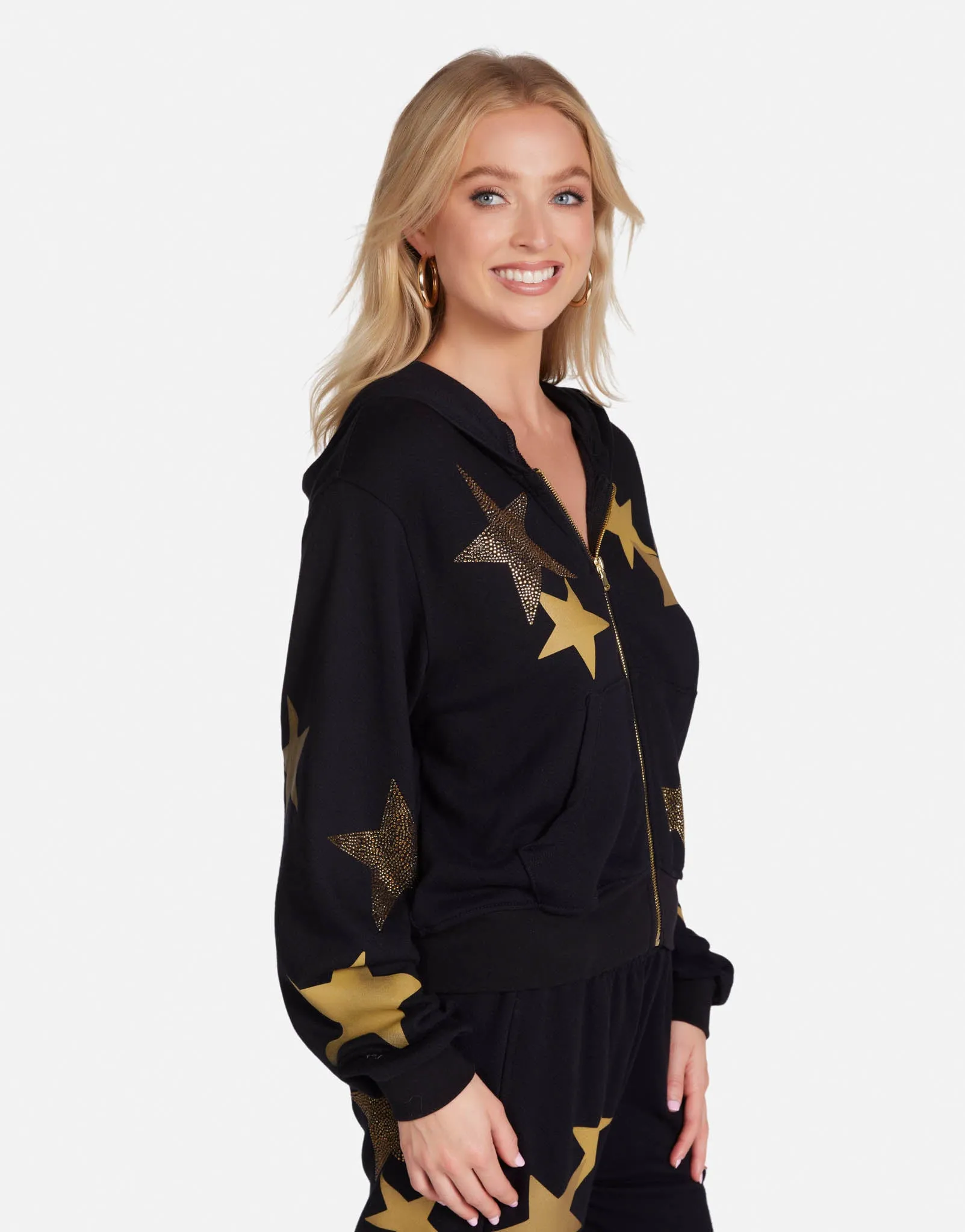 Lachelle Gold Crystal Multi Stars