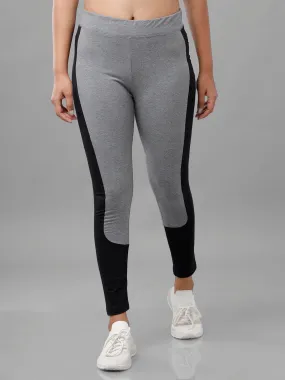 Ladies Active Wear Leggings Anthra Melange