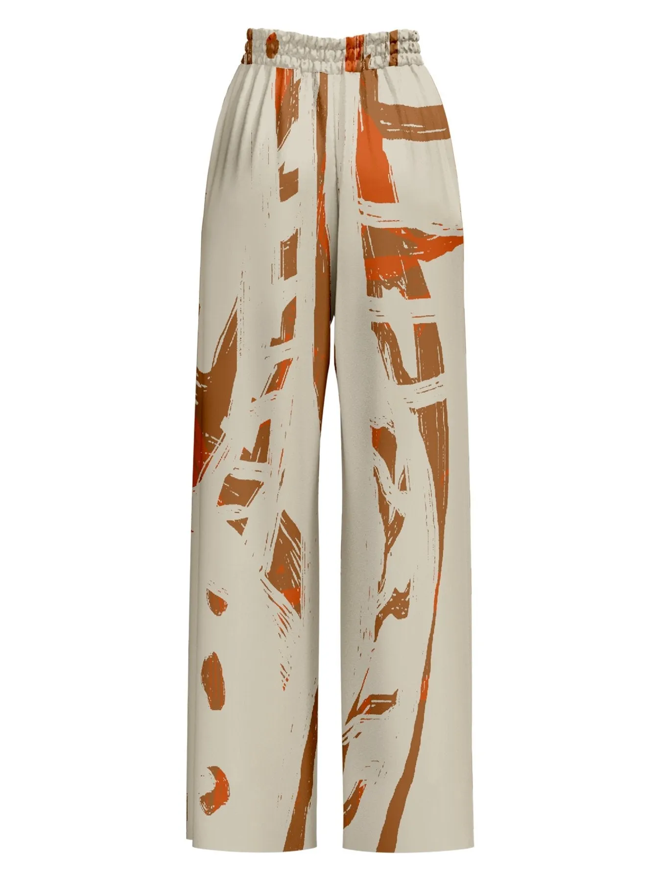 Leer Pants - Garden Cream