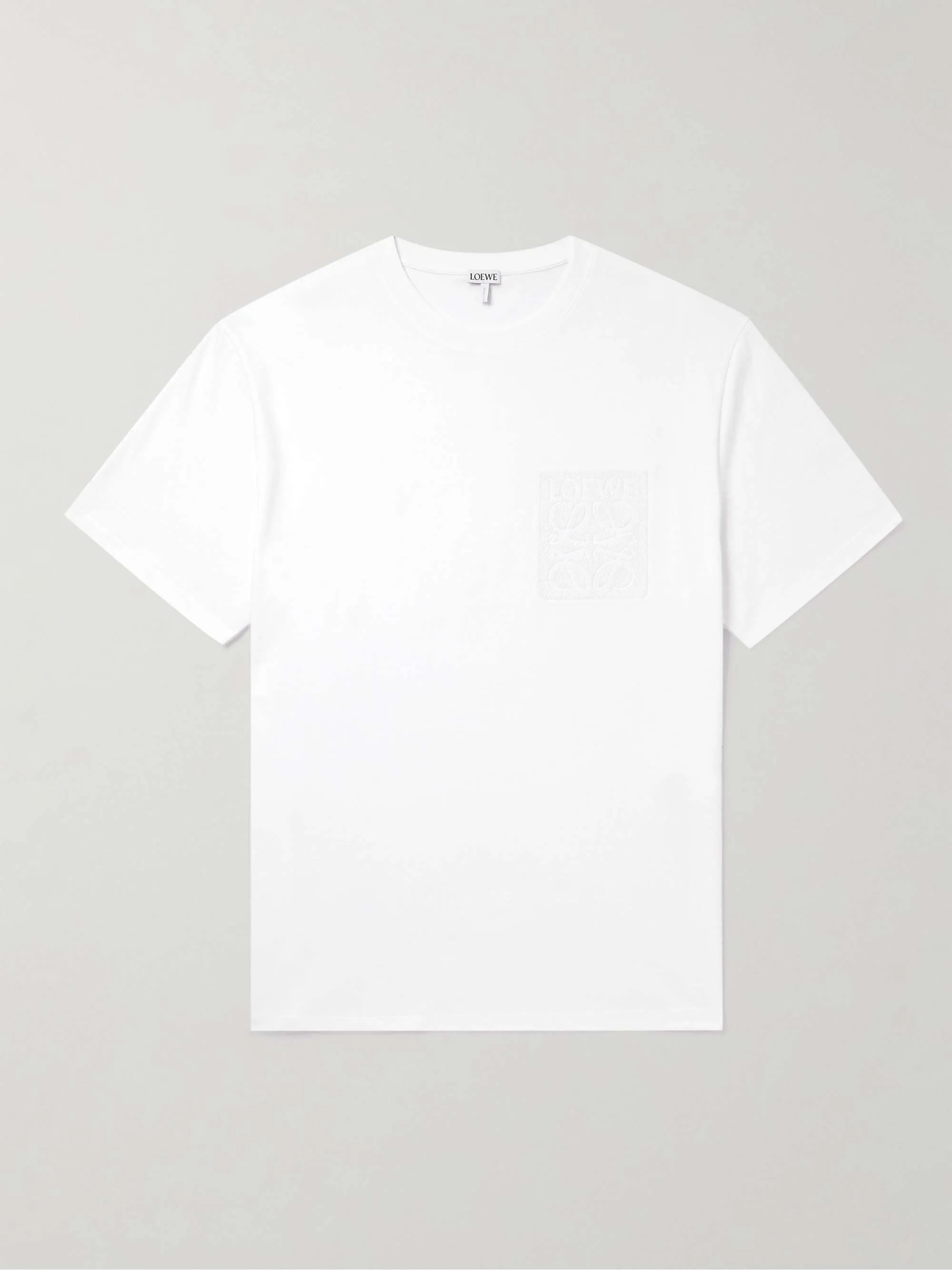 LOEWE  |Crew Neck Pullovers Unisex Plain Cotton Short Sleeves Logo