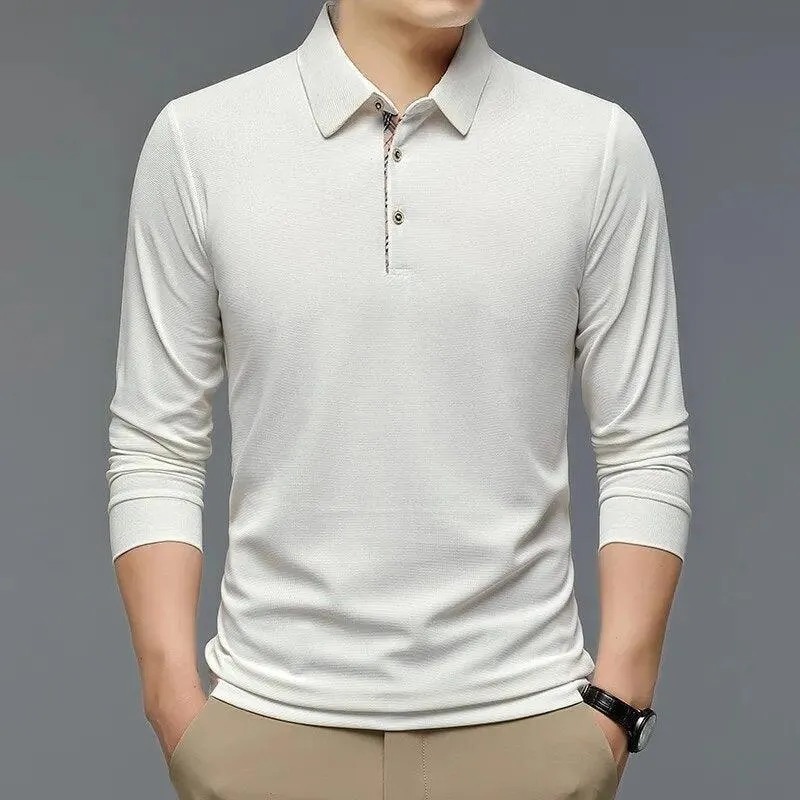 Long Sleeves Polo Shirt for Men