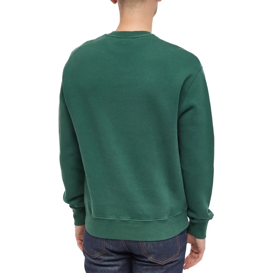 MAISON KITSUNE  |Crew Neck Pullovers Long Sleeves Plain Other Animal Patterns