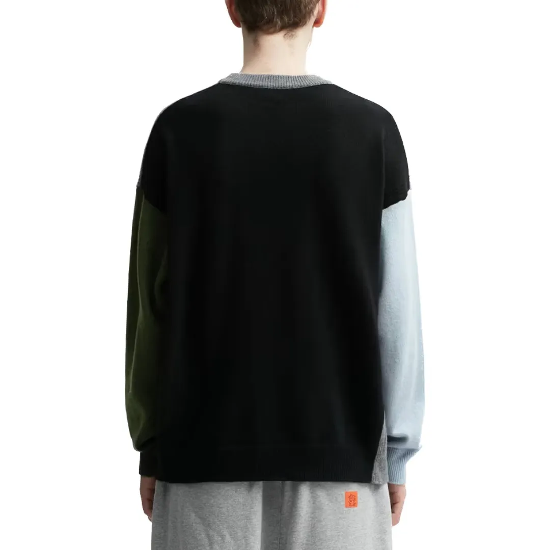 MAISON KITSUNE  |Crew Neck Pullovers Unisex Wool Long Sleeves