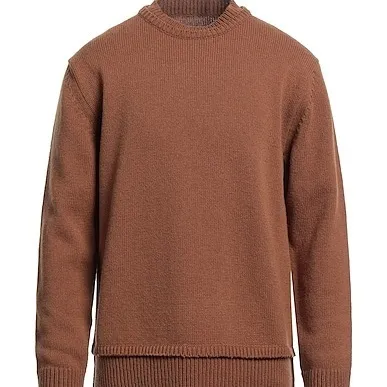 Maison Margiela  |Pullovers Unisex Wool Linen Street Style Long Sleeves Plain