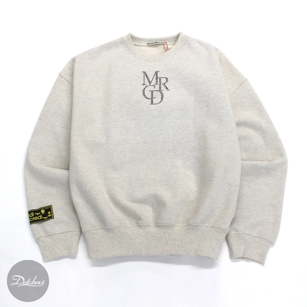 Mardi Mercredi  |Crew Neck Street Style Long Sleeves Plain Cotton