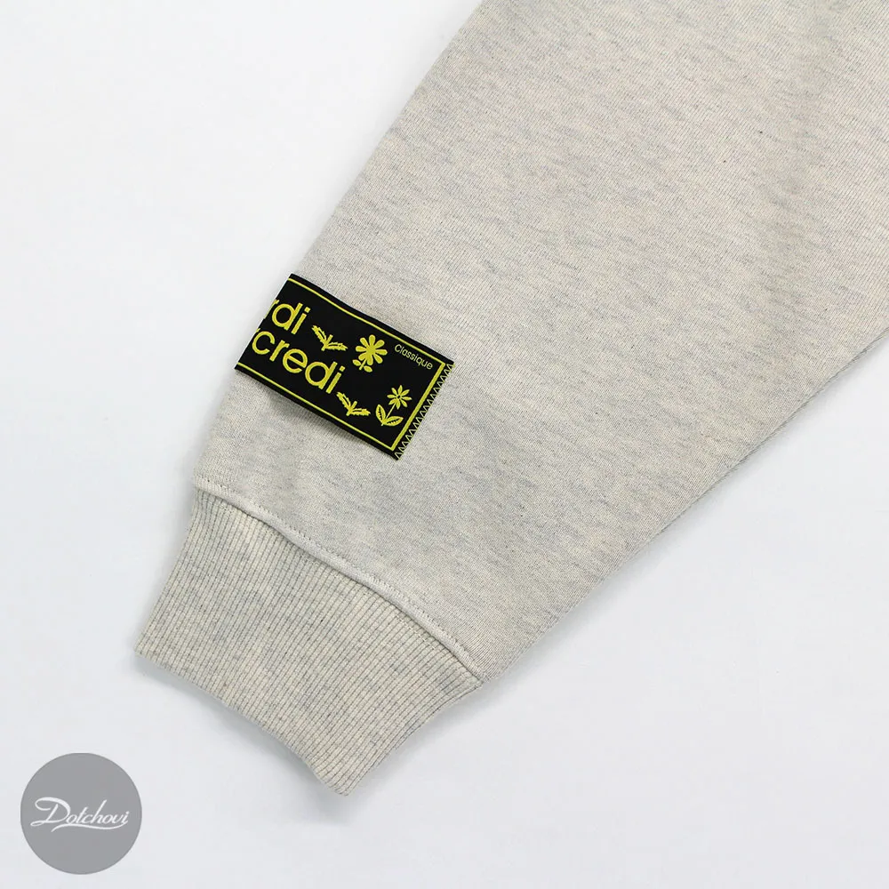 Mardi Mercredi  |Crew Neck Street Style Long Sleeves Plain Cotton