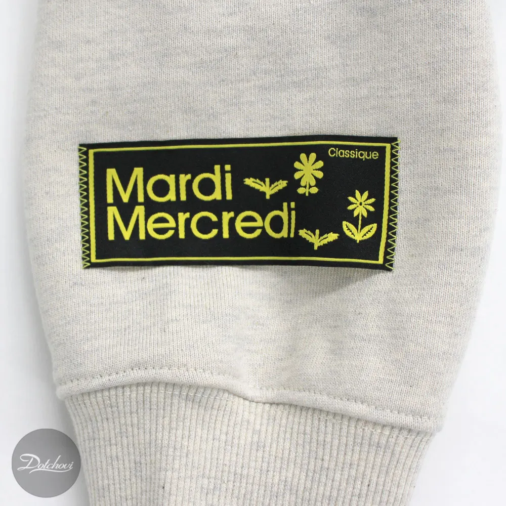 Mardi Mercredi  |Crew Neck Street Style Long Sleeves Plain Cotton