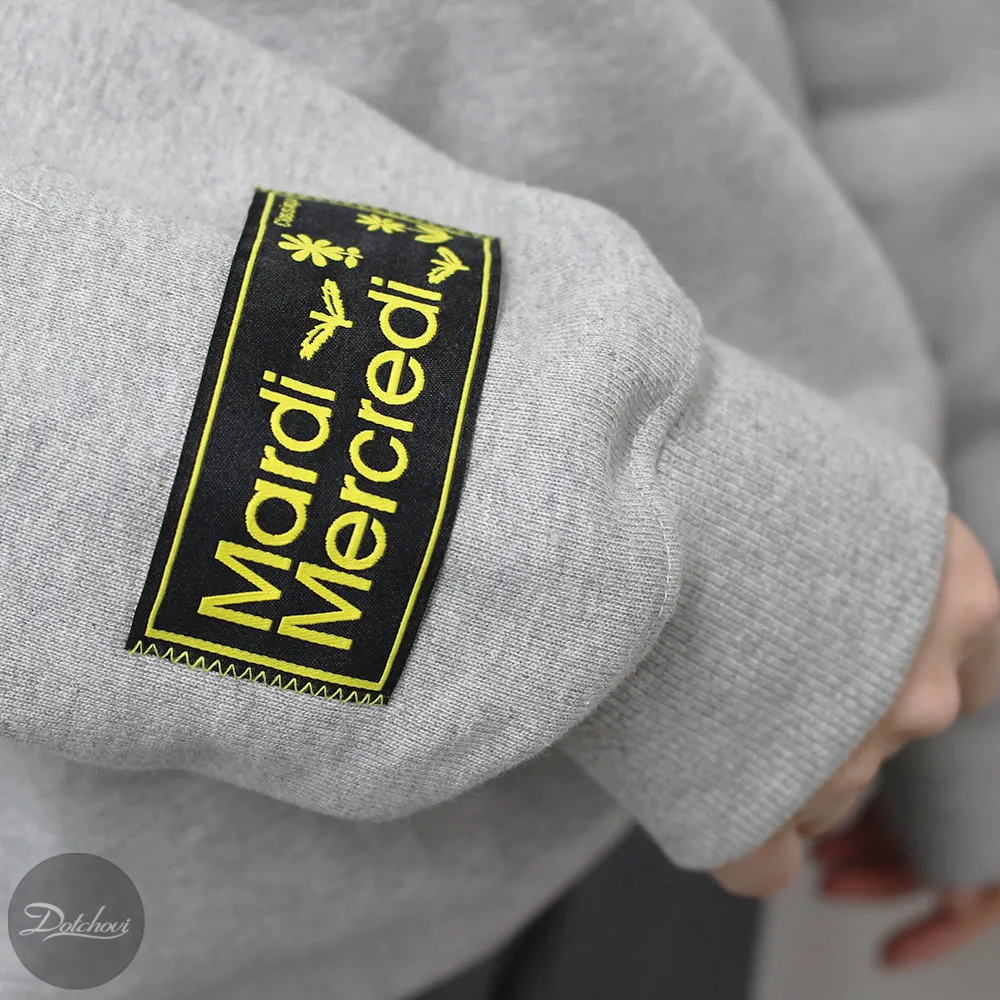 Mardi Mercredi  |Crew Neck Street Style Long Sleeves Plain Cotton