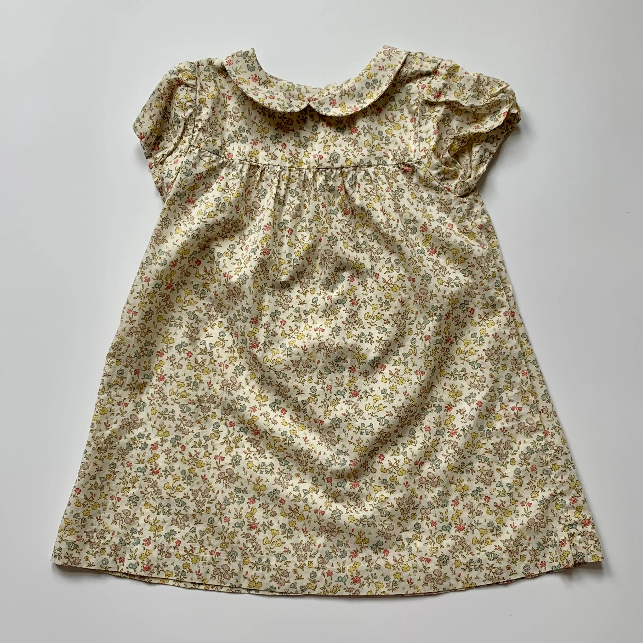 Marie-Chantal Liberty Print Dress With Collar: 24 Months