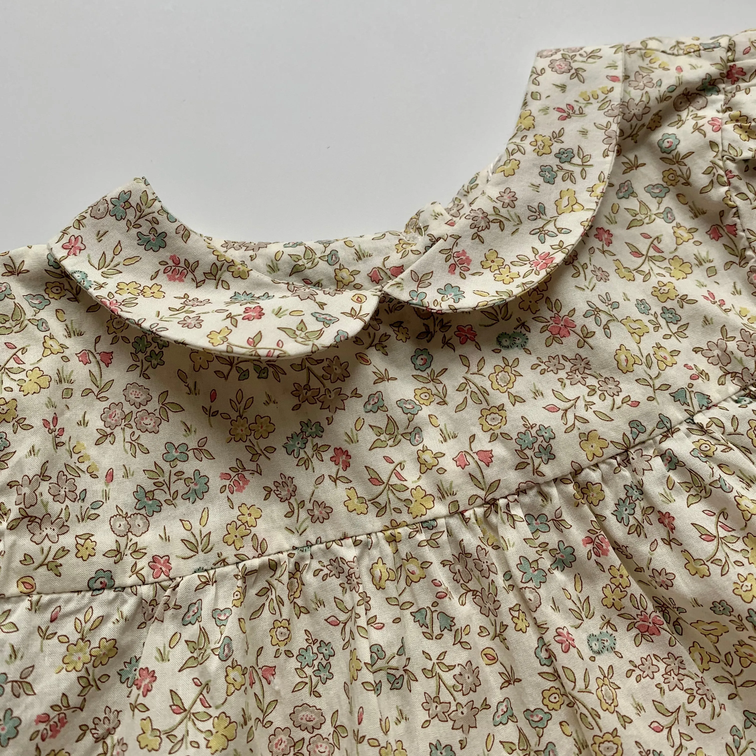 Marie-Chantal Liberty Print Dress With Collar: 24 Months