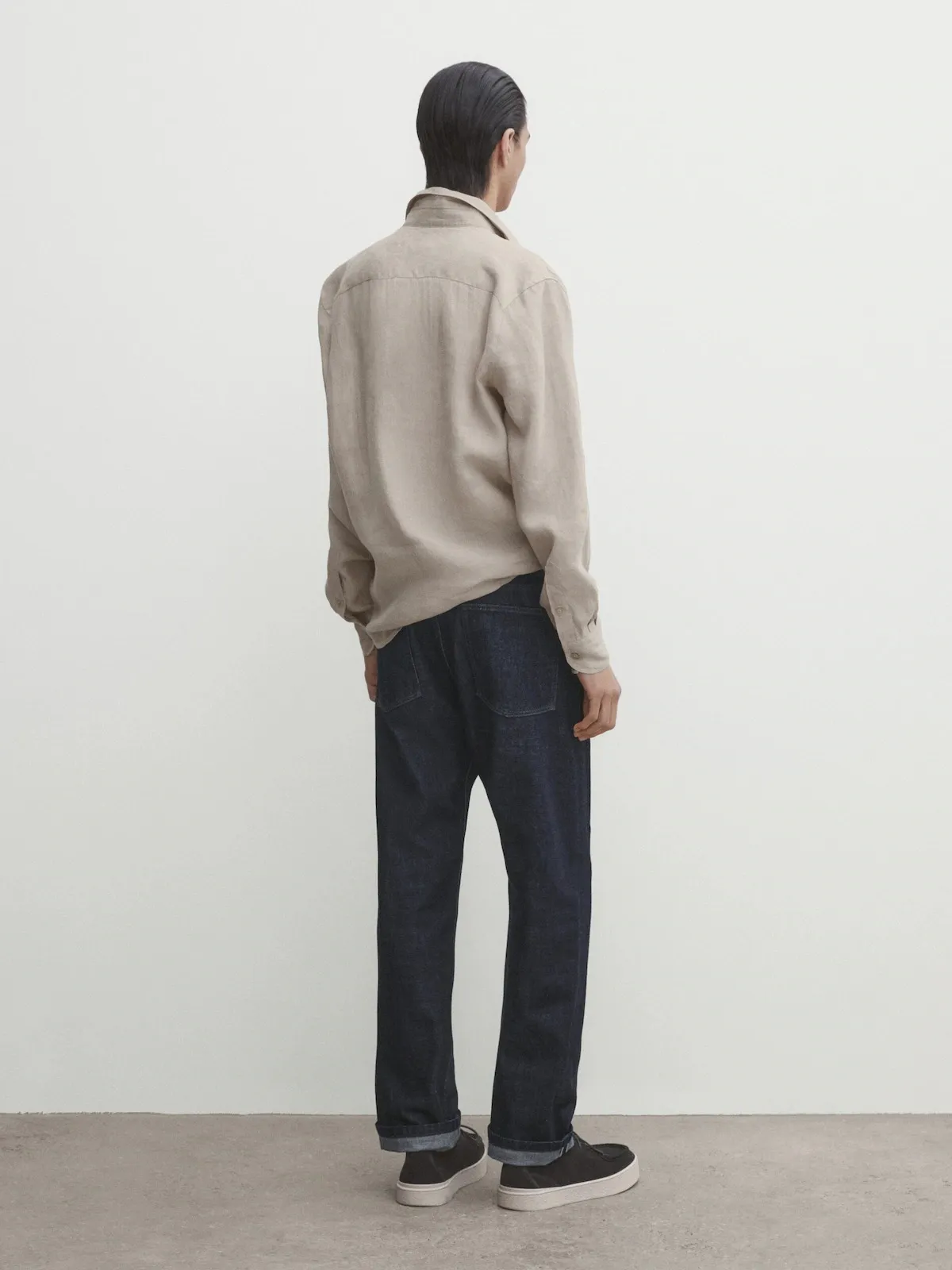 Massimo Dutti  |Linen Long Sleeves Shirts