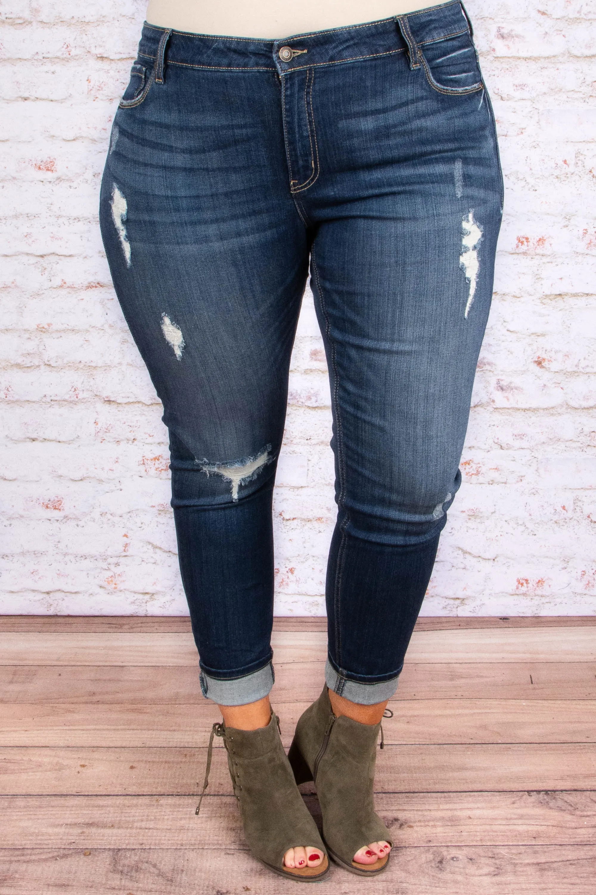 Material Girl Jeans, Dark Wash