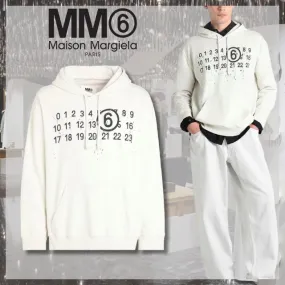 MM6 Maison Margiela  |Pullovers Unisex Street Style Long Sleeves Plain Cotton Logo