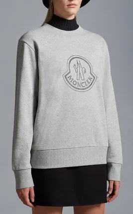 MONCLER  |Crystal Logo Sweatshirt