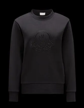 MONCLER  |Crystal Logo Sweatshirt