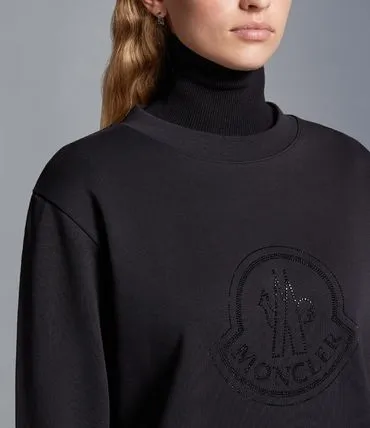 MONCLER  |Crystal Logo Sweatshirt