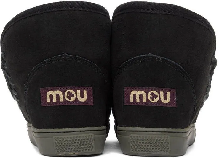 Mou Black Sneaker Boots