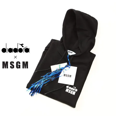 MSGM  |Pullovers Sweat Sleeveless Street Style Collaboration Plain