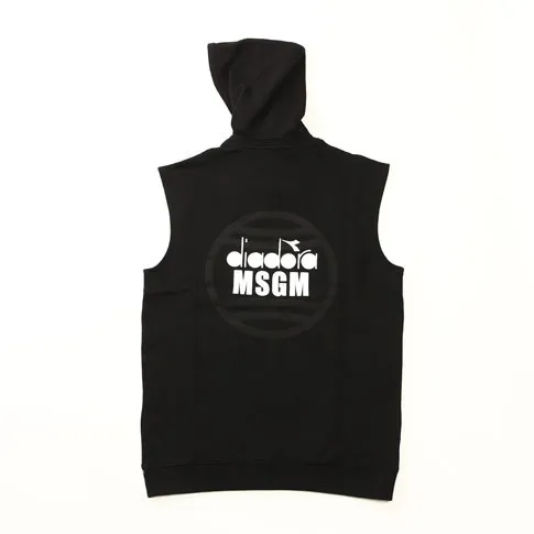 MSGM  |Pullovers Sweat Sleeveless Street Style Collaboration Plain