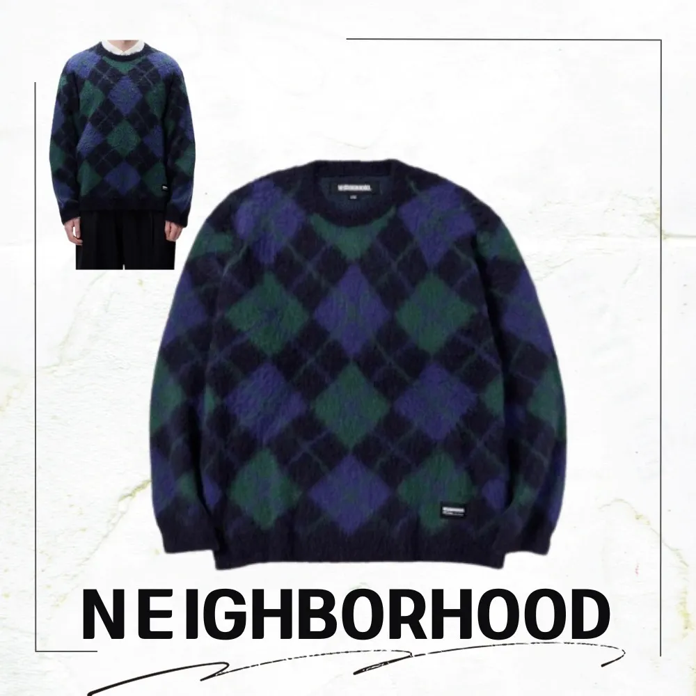 NEIGHBORHOOD  |Argile Wool Long Sleeves Sweaters