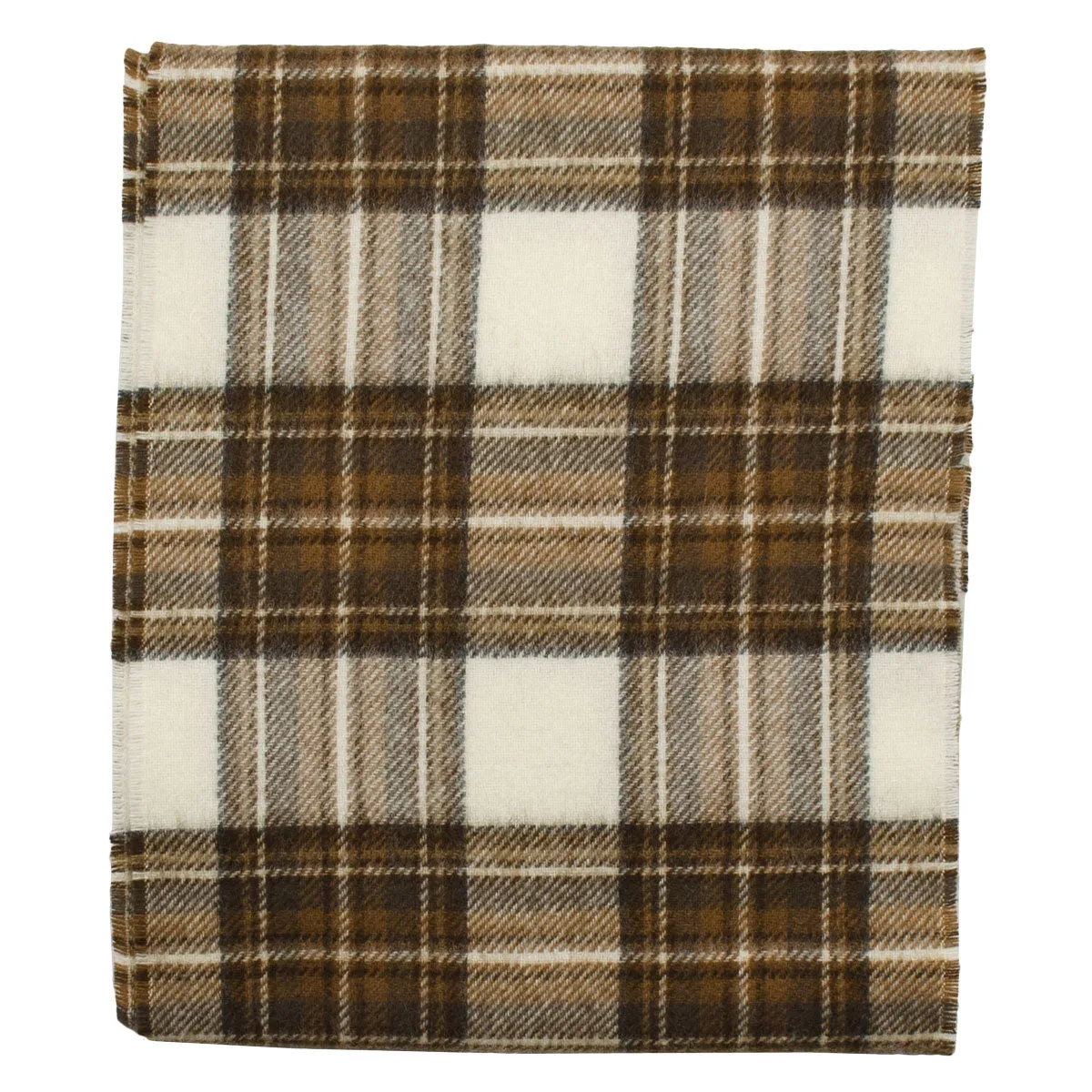 Norse Projects - Moon Checked Lambswool Scarf - Camel