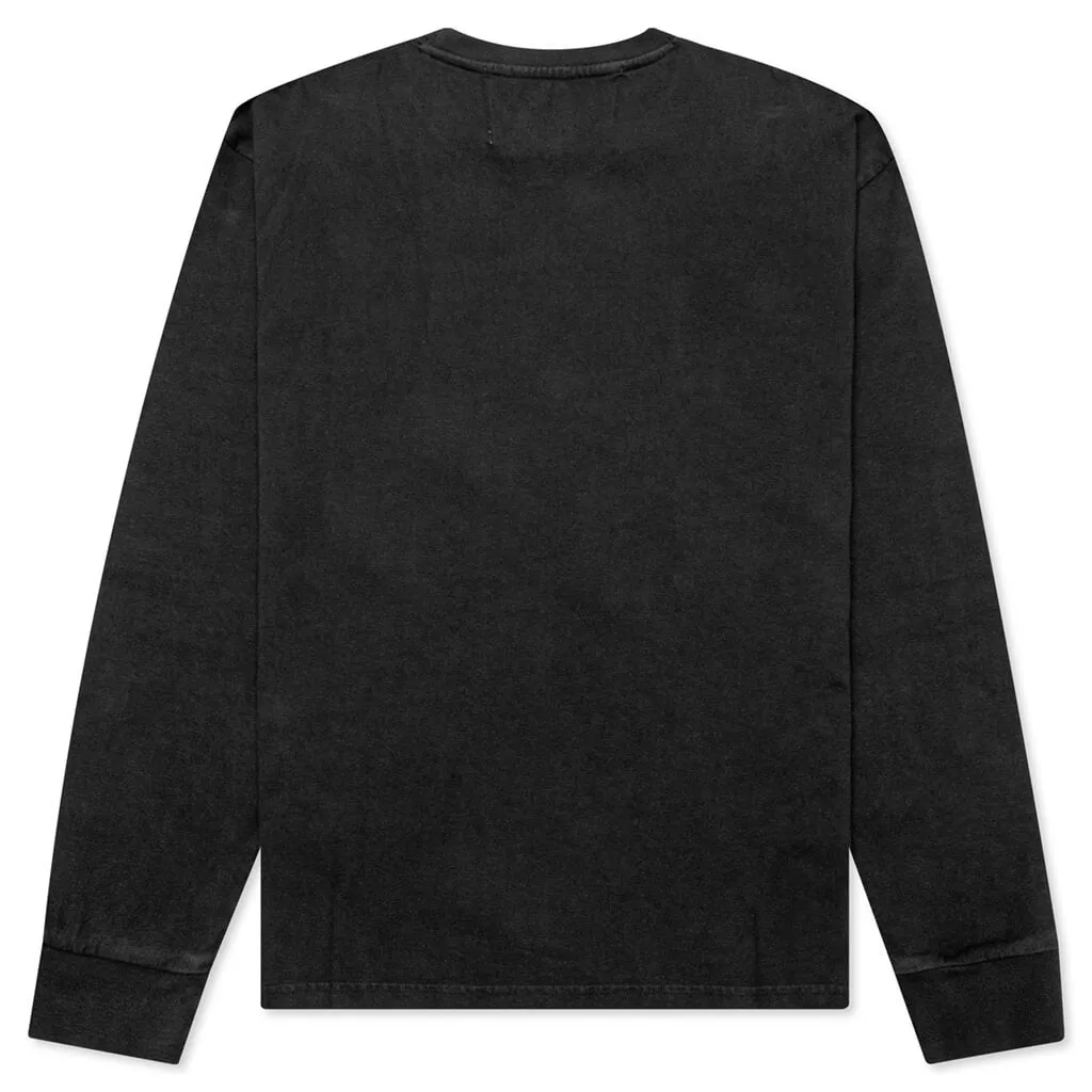 One Of These Days x Woolrich L/S Pocket Tee - Washed Black