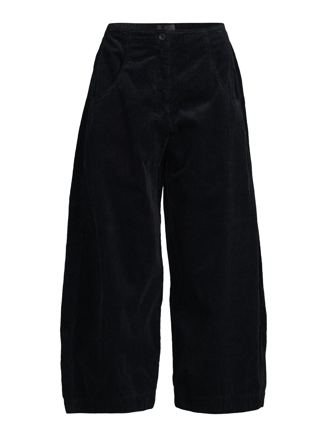 Oska Women's Trousers 432 Pure Cotton Corduroy Navy