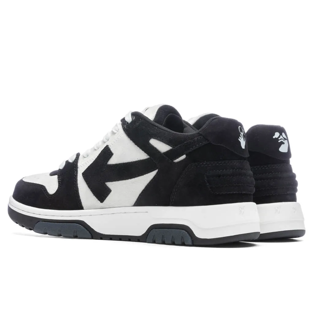 Out of Office Cow Suede - White/Black