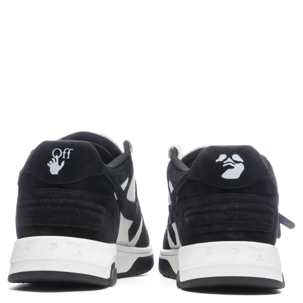 Out of Office Cow Suede - White/Black