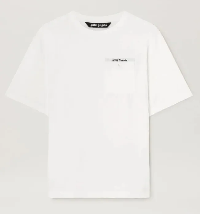 Palm Angels  |Crew Neck Pullovers Street Style Plain Cotton Short Sleeves