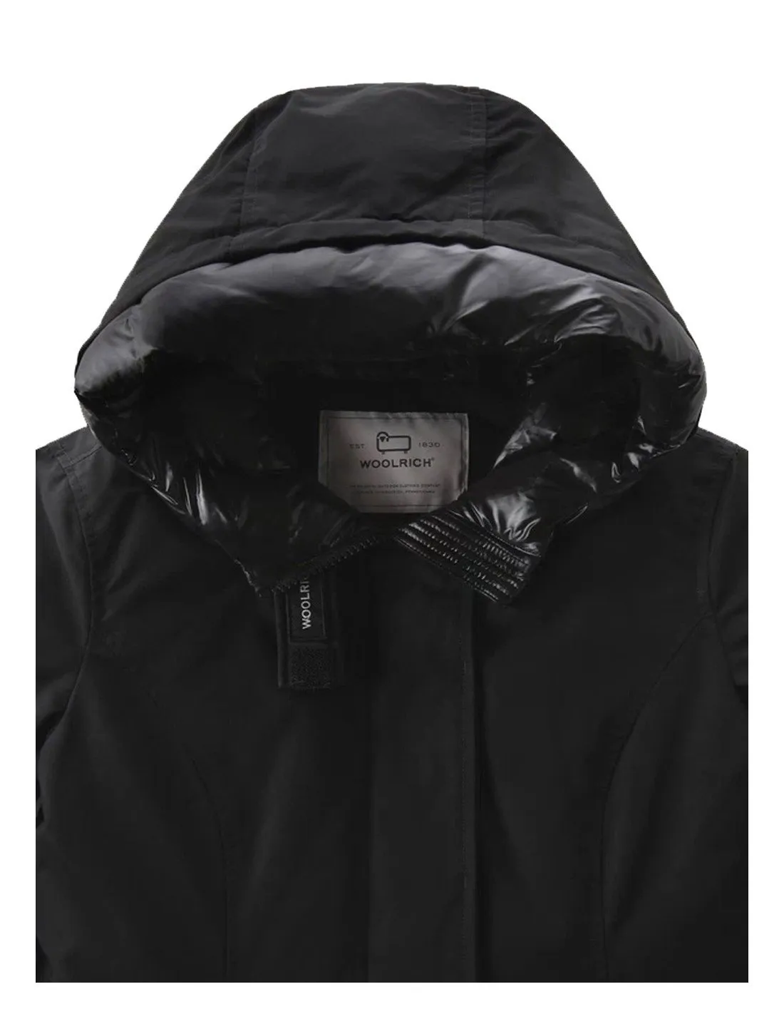 Parka Woolrich donna  arctic in ramar nero lungo