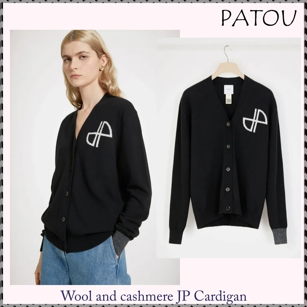 PATOU  |Casual Style Sleeveless Long Sleeves Plain Cotton