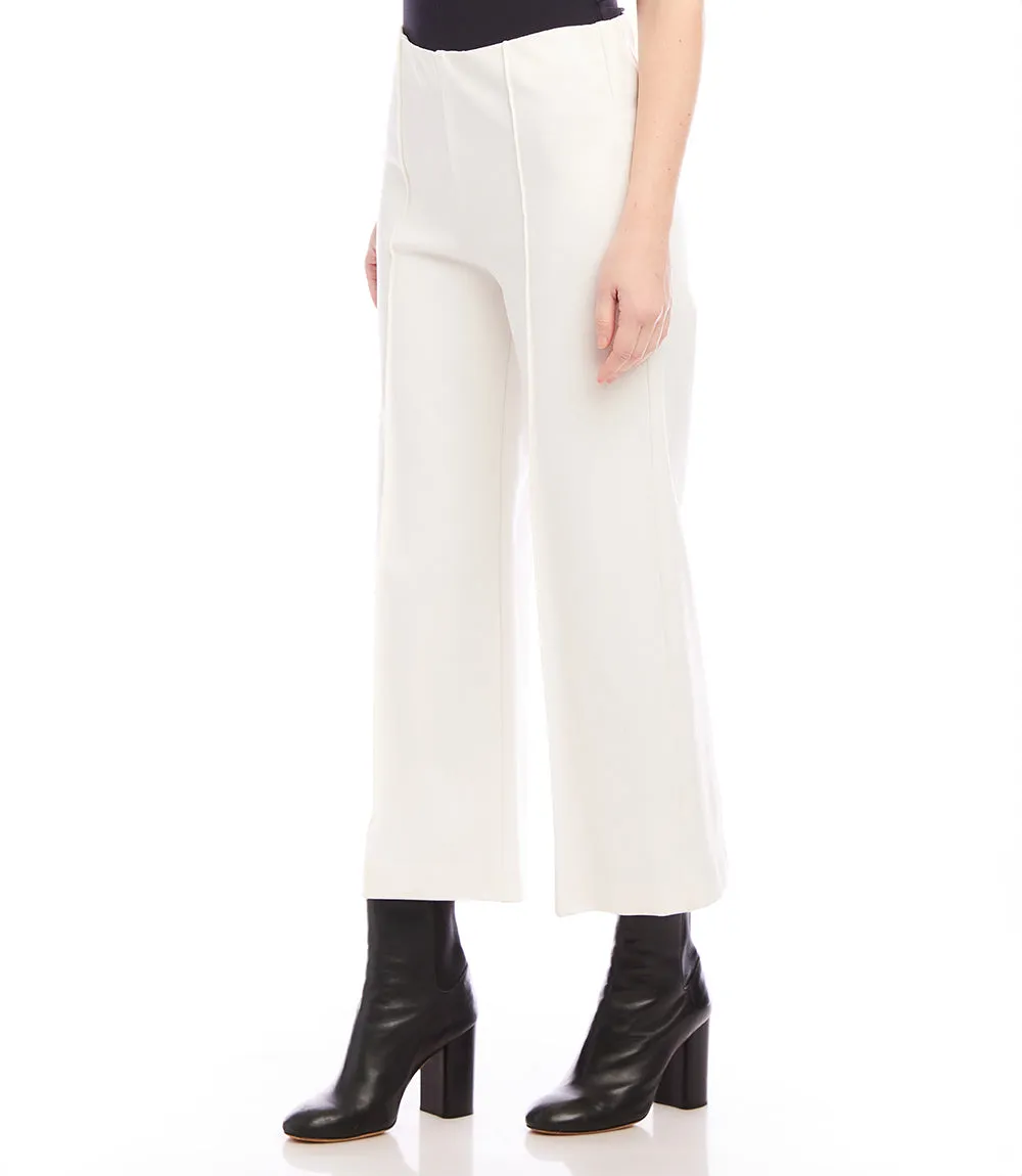 Pintuck Wide Leg Pants