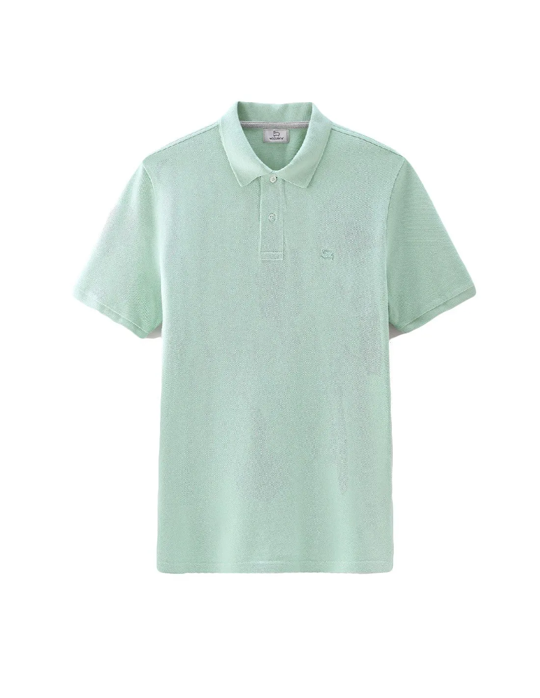 Polo Woolrich uomo Classic PO0048 azzurra PE23