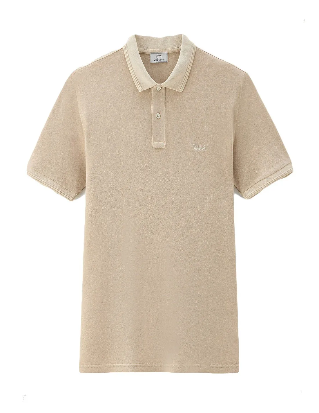 Polo Woolrich uomo Mackinack PO0035 beige PE23