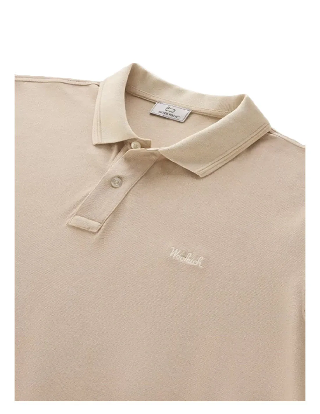 Polo Woolrich uomo Mackinack PO0035 beige PE23