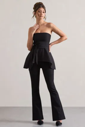 Purpose | Black Flared-Leg Trousers