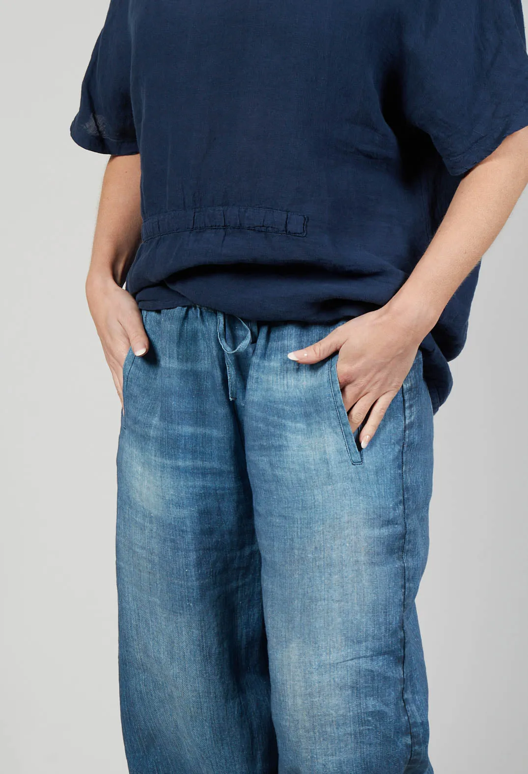 Rayla Sports Trousers in Denim