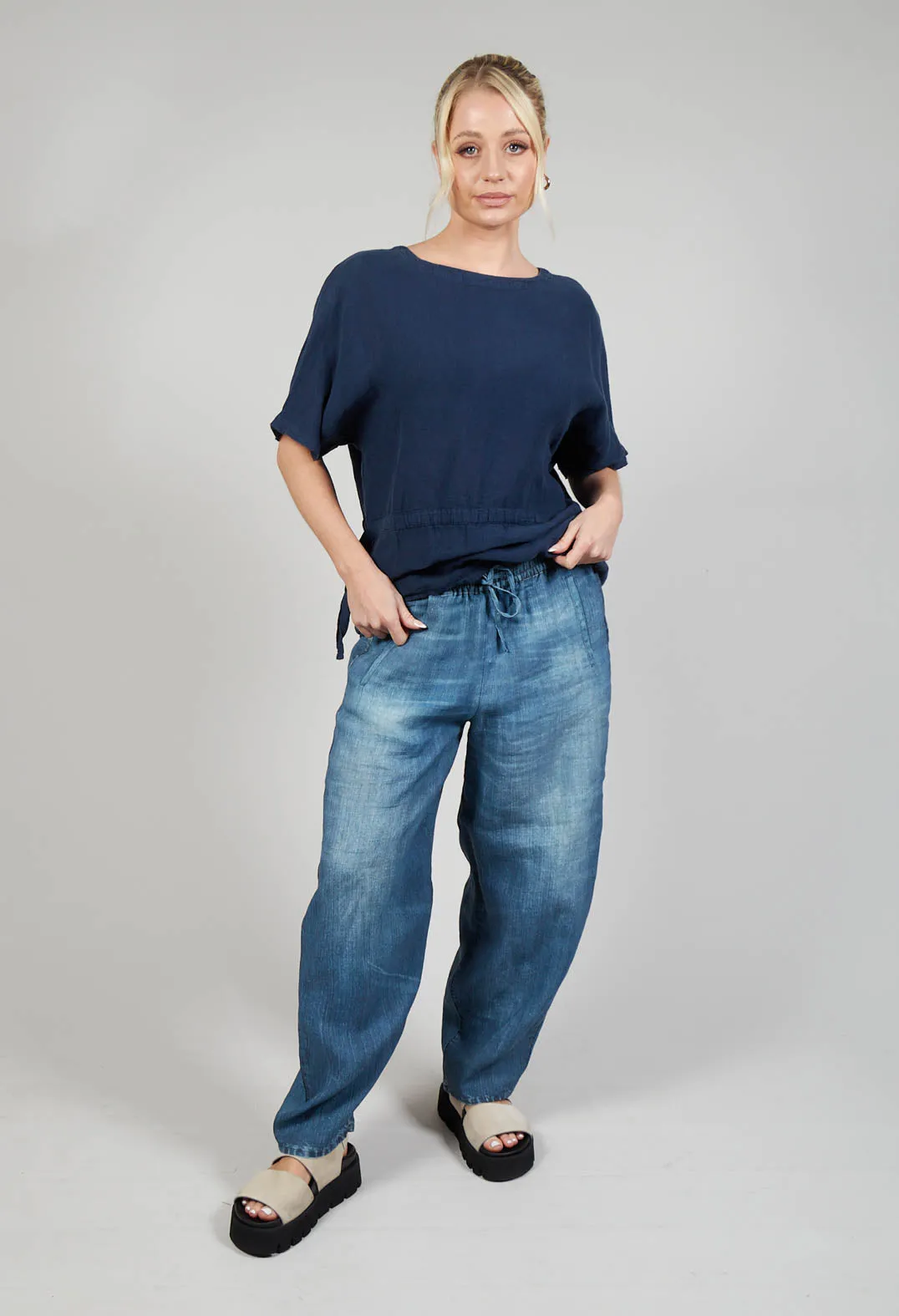 Rayla Sports Trousers in Denim