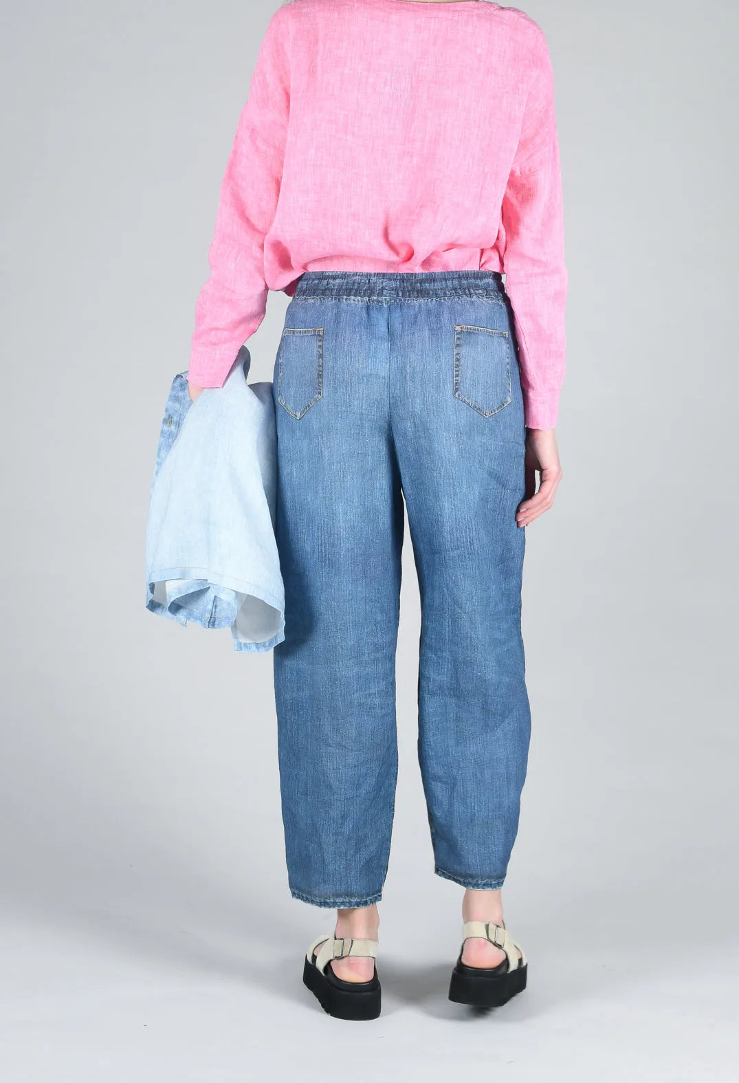 Rayla Sports Trousers in Denim