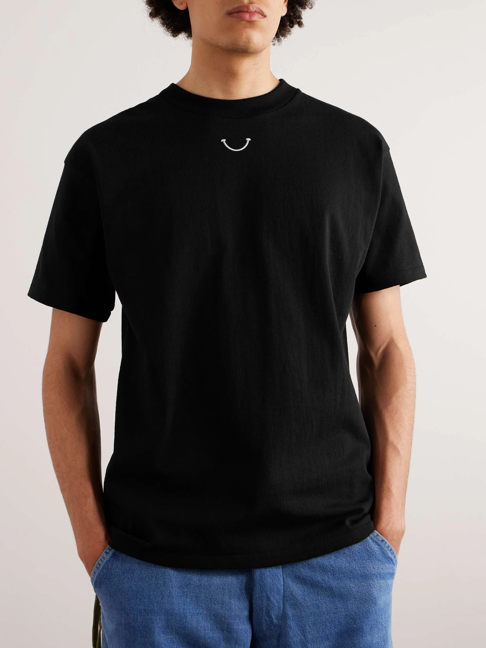 READYMADE  |Crew Neck Pullovers Unisex Street Style Plain Cotton