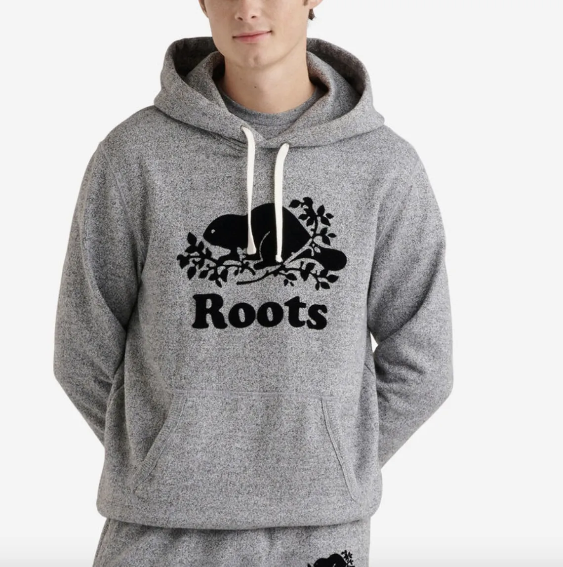 Roots  |Pullovers Street Style Long Sleeves Plain Cotton Logo