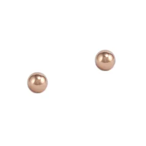 Rose Gold Ball Dagen Studs