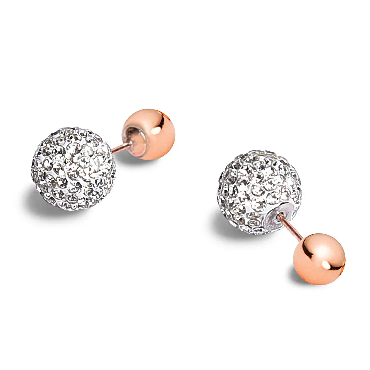 Rose Gold Ball Dagen Studs