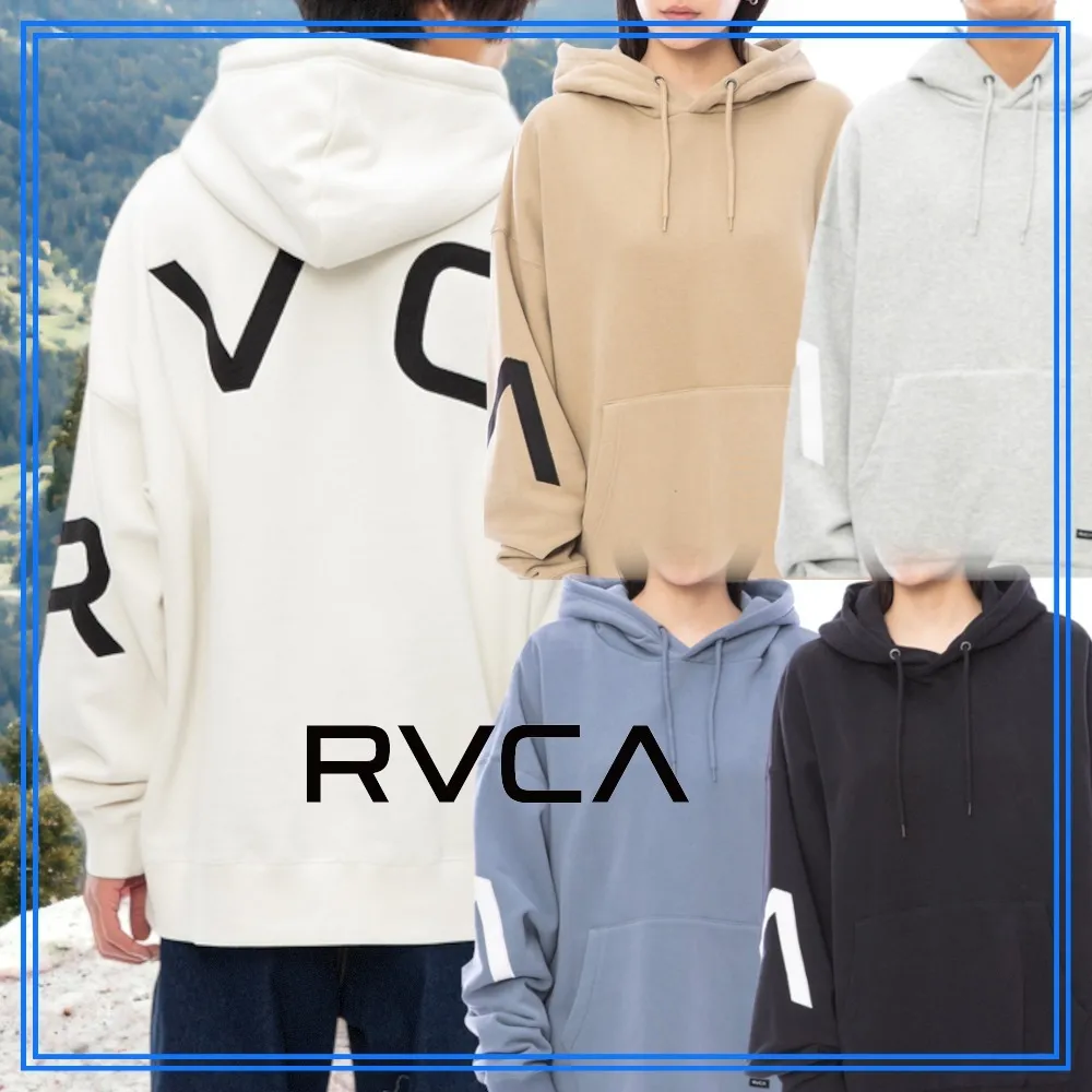 RVCA  |Pullovers Unisex Sweat Street Style Long Sleeves Plain