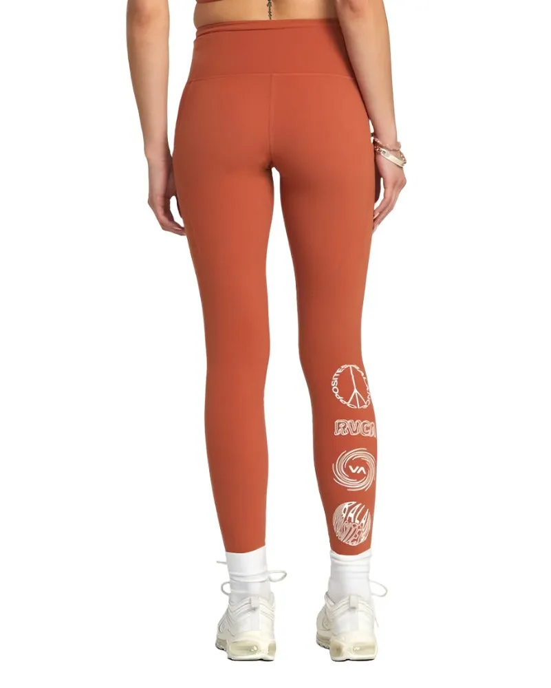 RVCA Womens Earth Leggings