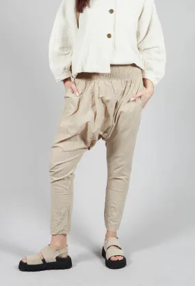 Salak Trousers in Striped Linen