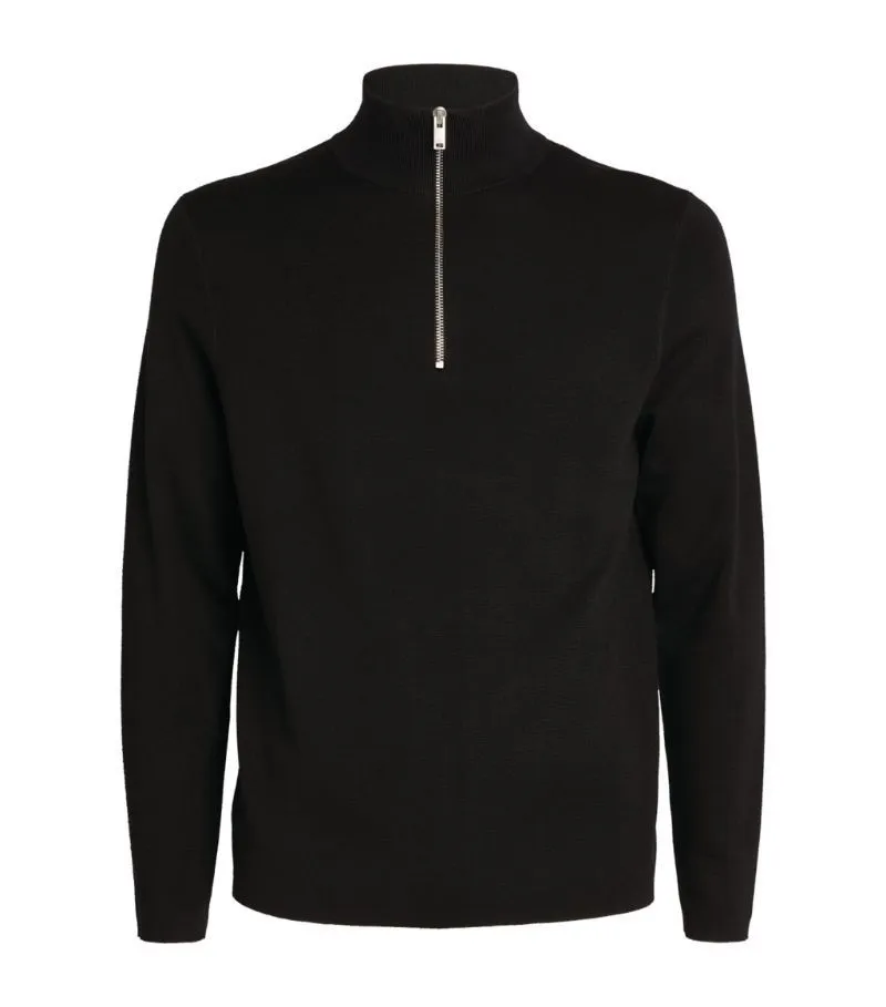 sandro  |Wool Long Sleeves Plain Sweaters